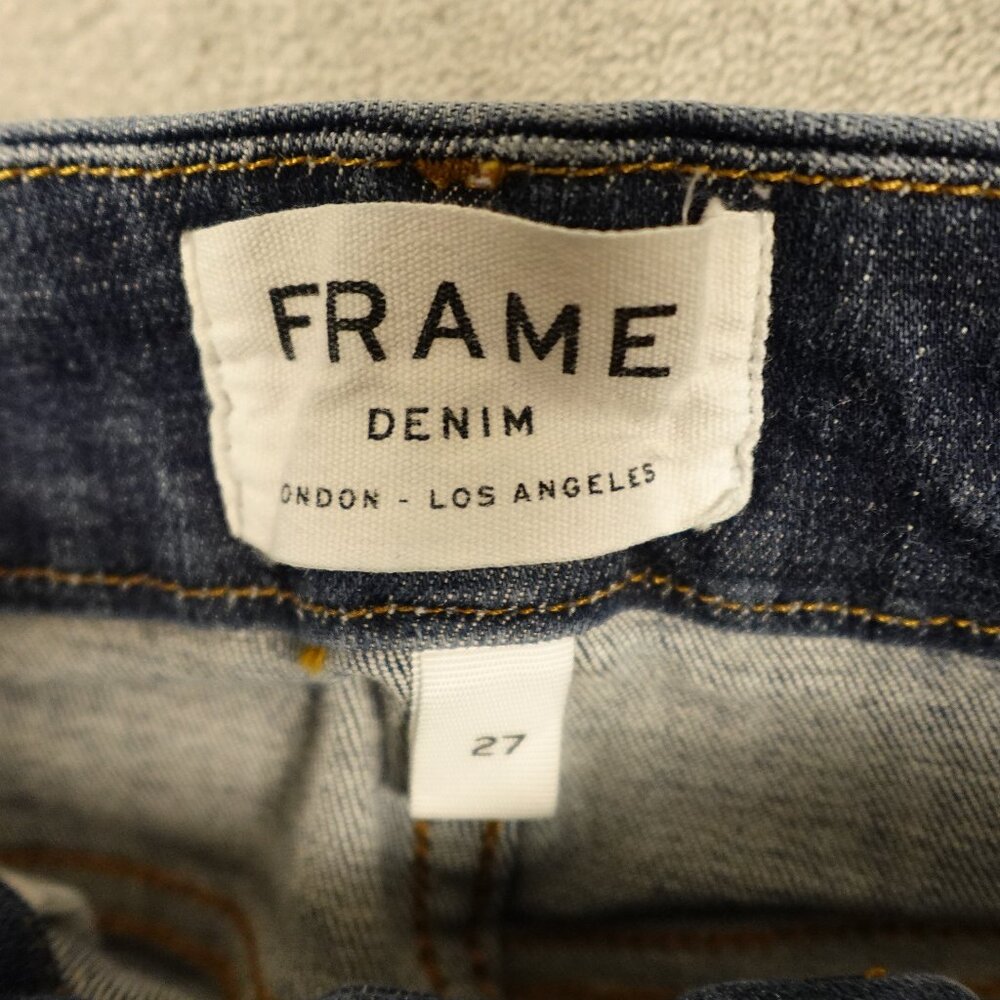Frame jeans Le Crop‎ Mini Boot women's 27 blue denim - Picture 2 of 11